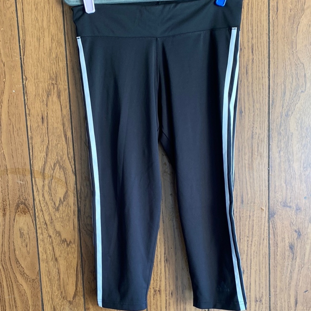 adidas Black and White Leggings Sleek Design